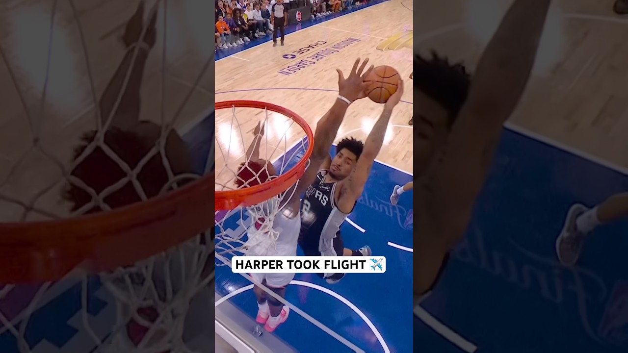 Dylan Harper with the big two-hand jam!