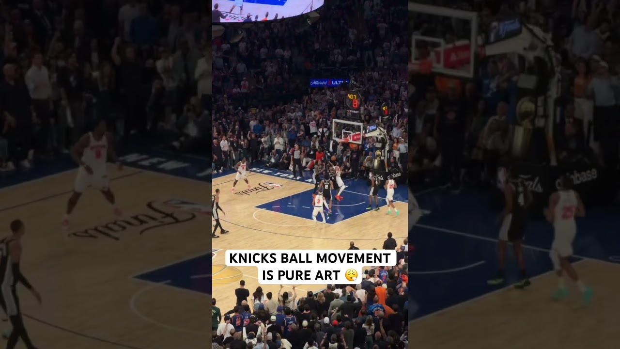 Knicks in flow state this possession 👏