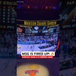 Knicks take a 2-0 series lead in the NBA Finals and MSG is loving it 🔥