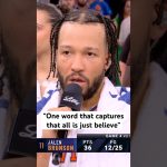 Jalen Brunson on the Knicks comeback win in Game 4