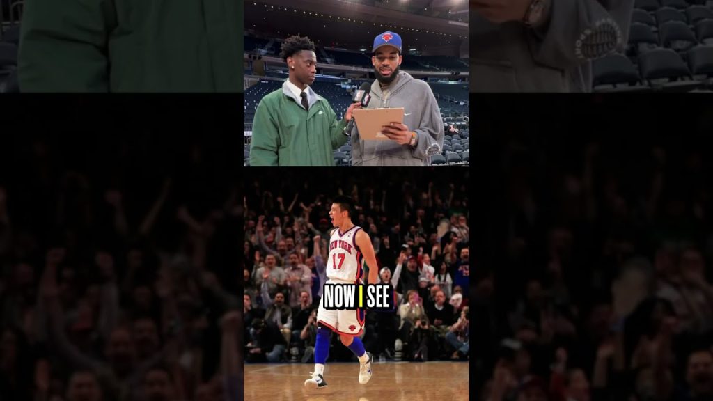AJ Dybantsa asks KAT about the man who birthed his Knicks fandom!