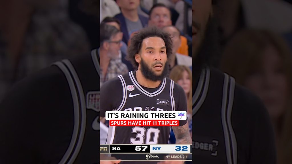 Spurs are burying threes 🎯