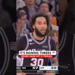 Spurs are burying threes 🎯