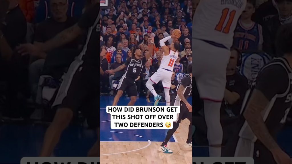 Wild shot from Brunson 😳