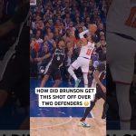 Wild shot from Brunson 😳