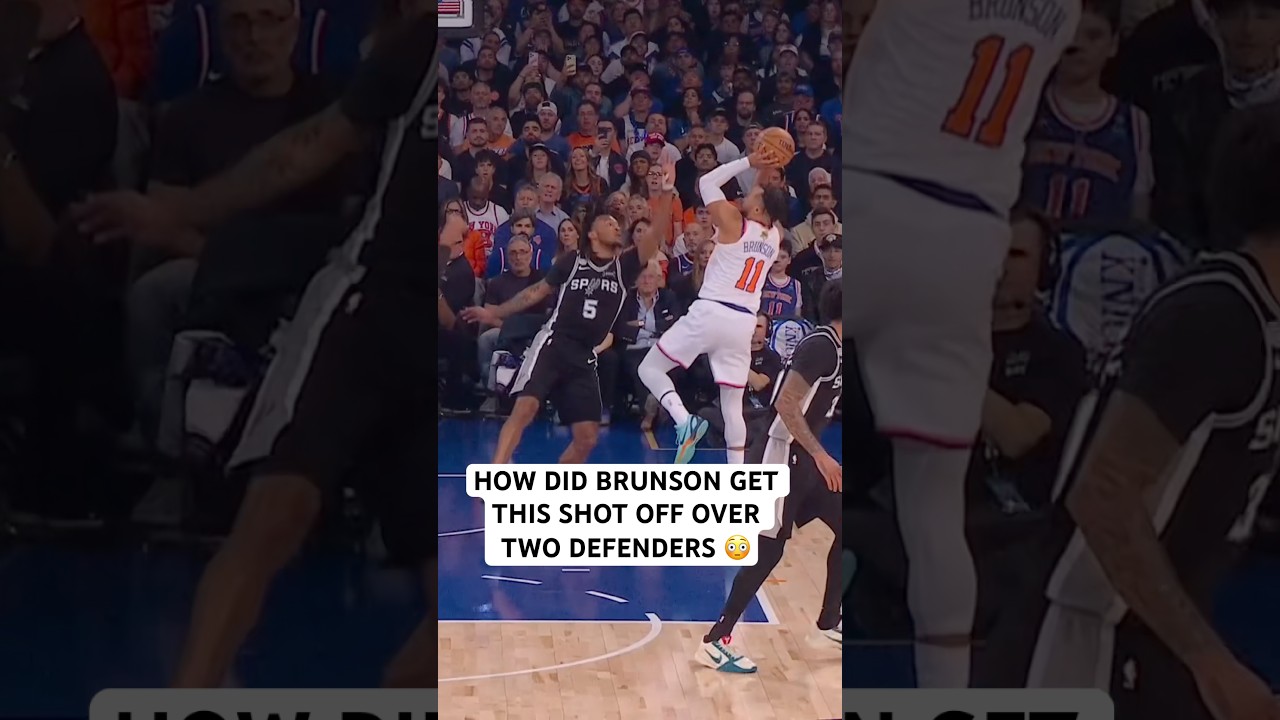 Wild shot from Brunson 😳