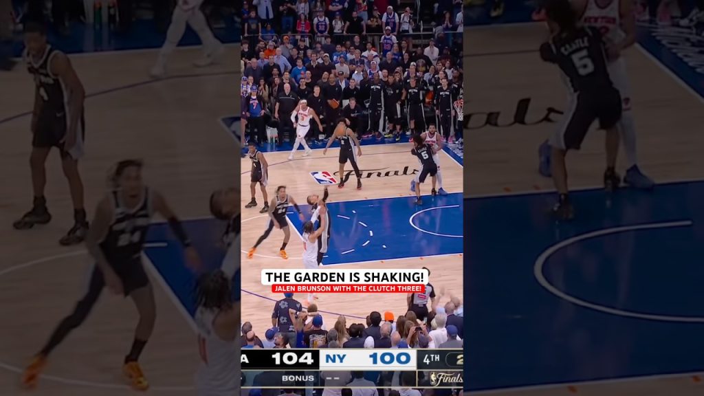 Jalen Brunson clutch gene activated 👌