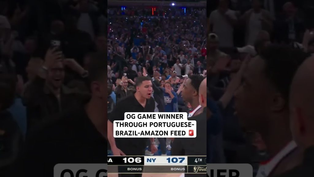This call on the OG game winning Tip-In was hype!