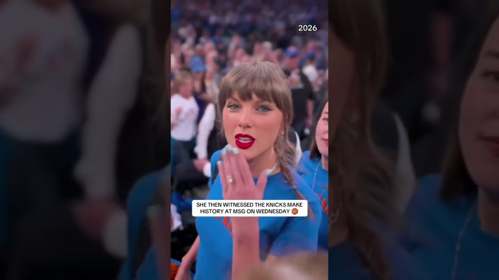 When a 13-year-old Taylor Swift performed “Lucky You” at a Knicks talent show at MSG in 2003