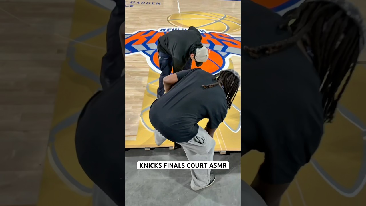 SOUND UP 🔊 The stage is set for Game 3 tonight, the first NBA Finals game at MSG since 1999! 🏆