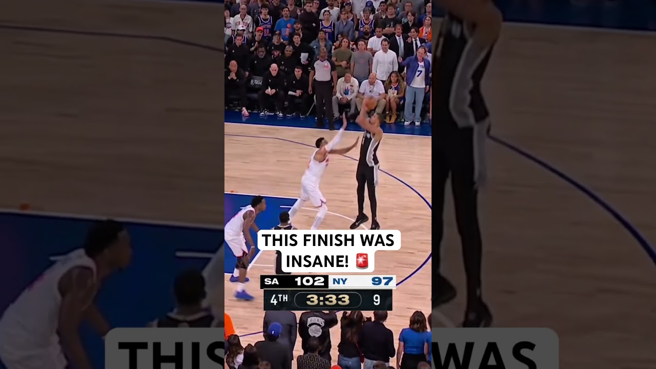 The Spurs vs Knicks Game 4 finish was wild!