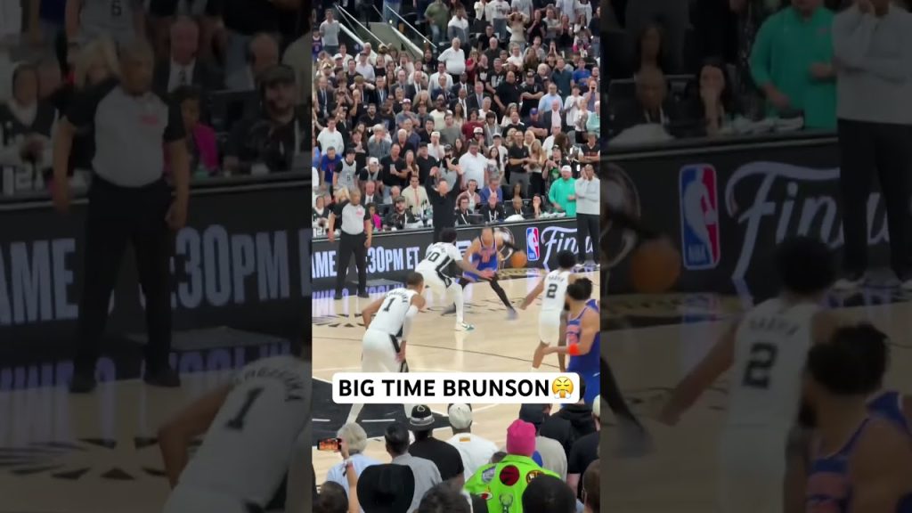 Brunson with the huge bucket in Game 2!