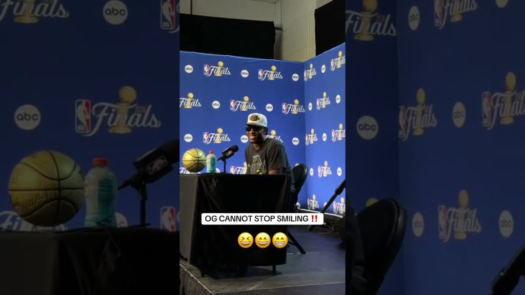 OG is smiling for a VERY good reason ๐ ๐