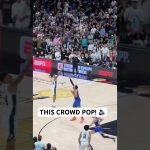 The Spurs crowd is back into it!