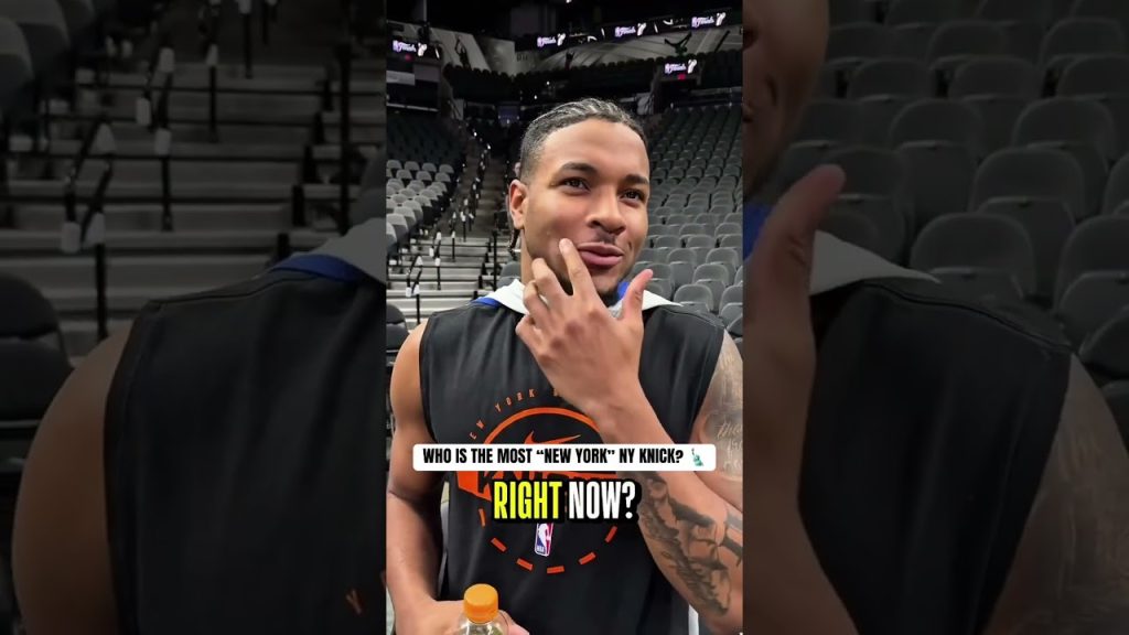 Who is the “most New York” on the New York Knicks?…the vote is pretty unanimous 😂