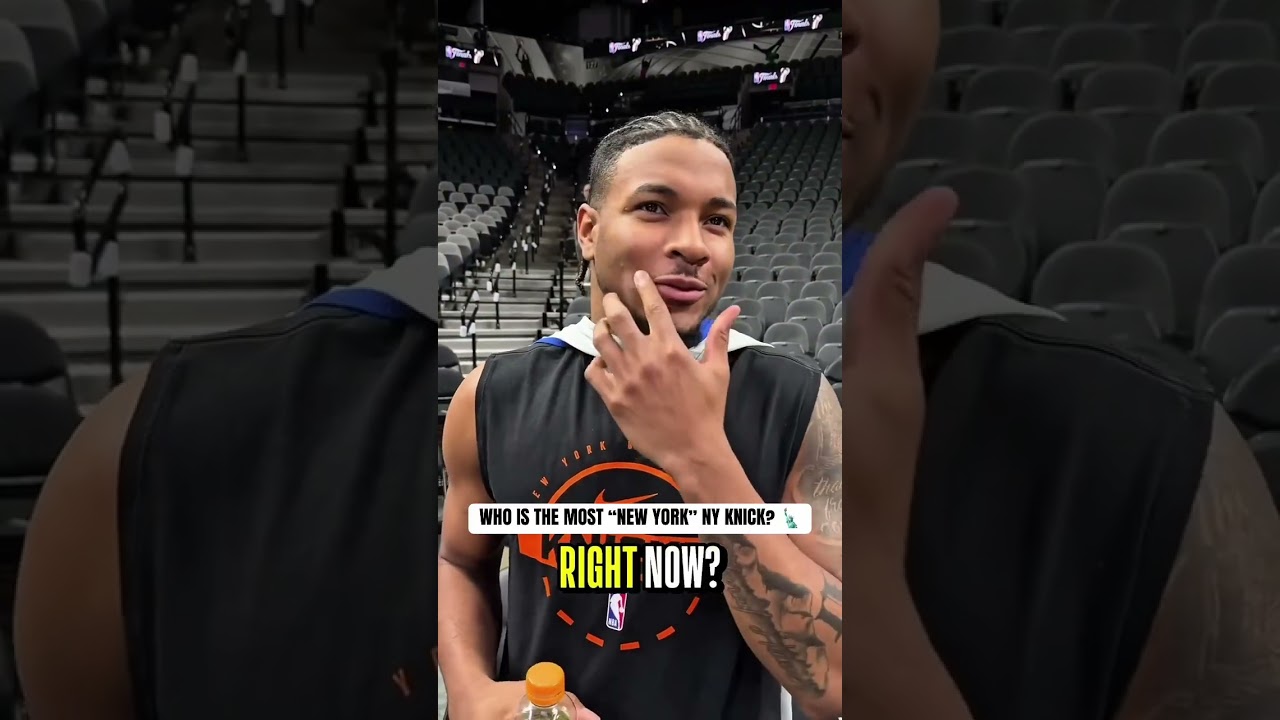 Who is the “most New York” on the New York Knicks?…the vote is pretty unanimous 😂