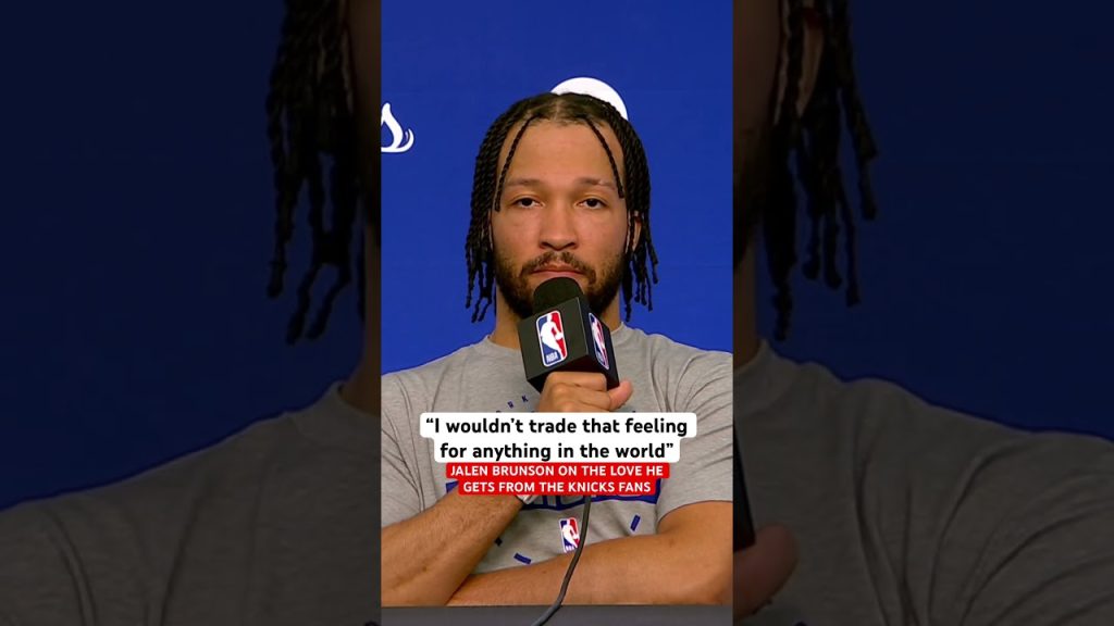 Jalen Brunson talks about what it’s like being a star player for the Knicks