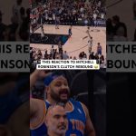 This Knicks fan prayed for that rebound 😂