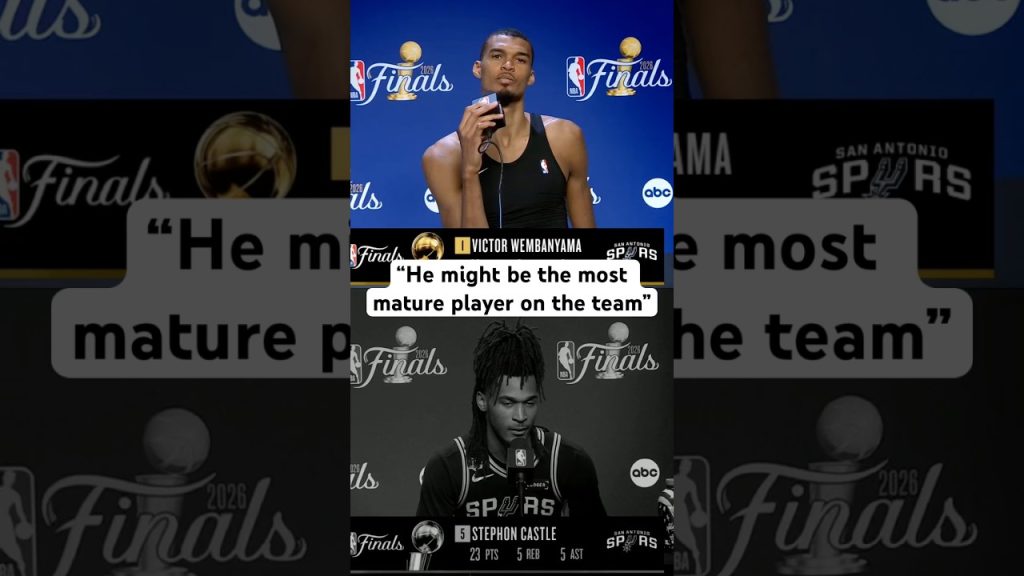 Wemby talks about Stephon Castle’s role on the Spurs