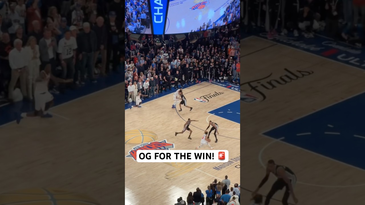 OG comes up clutch in Game 4 of the NBA Finals! 🏆