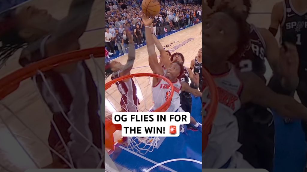 OG with unlimited hustle wins Game 4 for the Knicks!