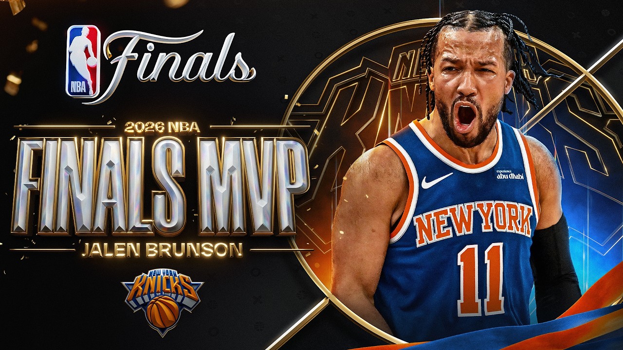 Jalen Brunson is the 2026 NBA Finals MVP 🏆 | 32.6 PPG, 4.6 APG, 4.2 RPG