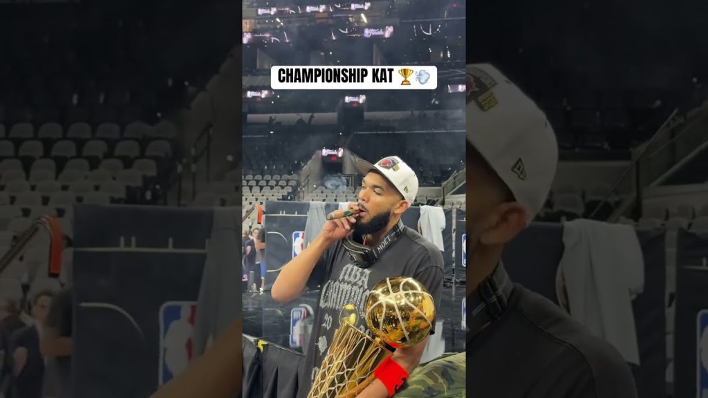 KAT taking in the moment 🙌🏆