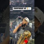 KAT taking in the moment 🙌🏆