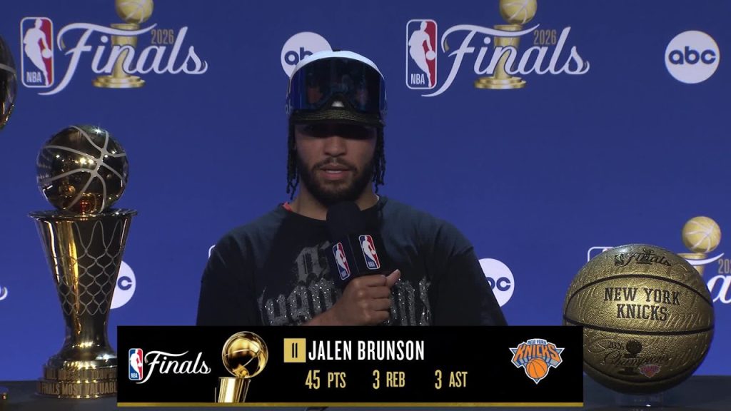 Jalen Brunson Reflects After Legendary 45-PT Finals Performance & Knicks' Championship Run 🗽