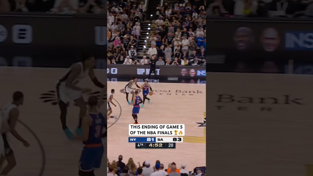 This ending of Game 5 of the NBA Finals was WILD! 🔥🏆