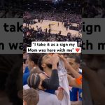 KAT says his Mom was with him and the team on that final possession of Game 2