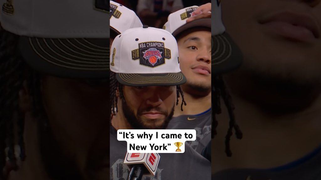 Jalen Brunson after Knicks win the 2025-26 NBA championship 🏆