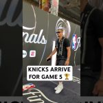 The Knicks are here for Game 5 of the NBA Finals 🏆