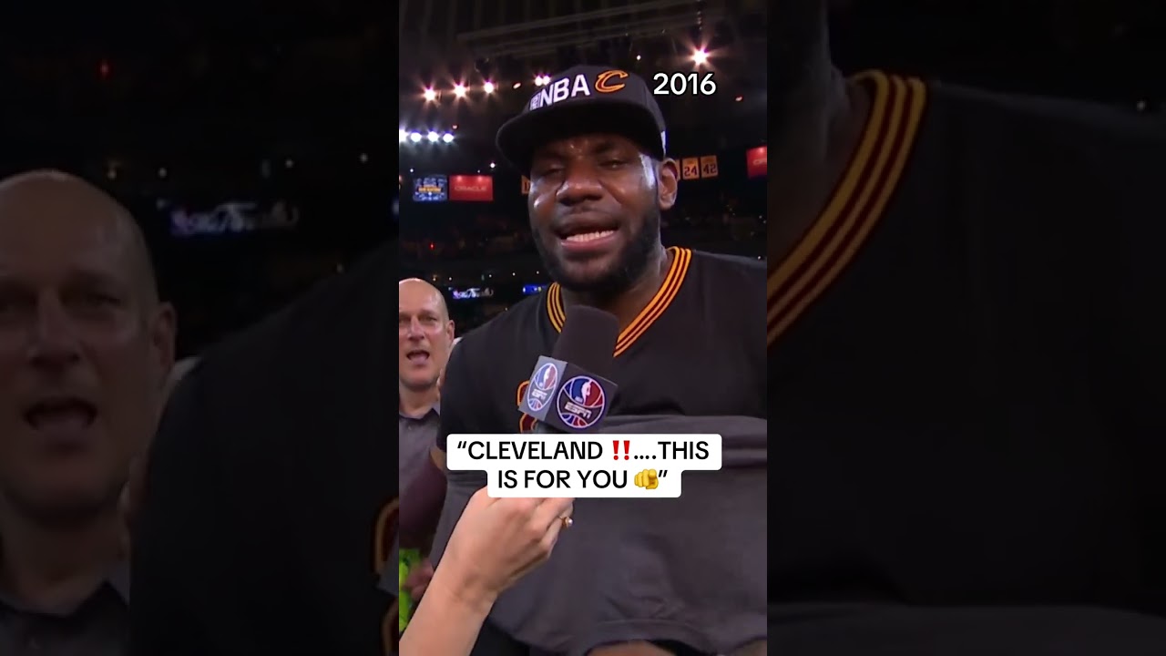 “CLEVELAND, THIS IS FOR YOU!” Forever iconic, forever LBJ 🔥 10 years ago today.