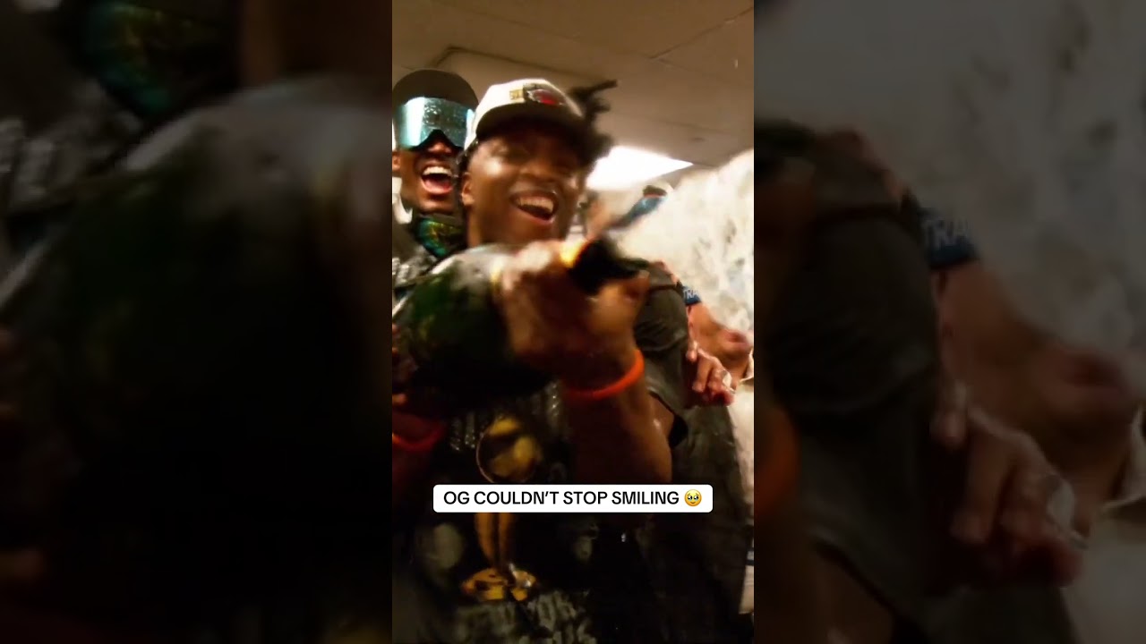 OG was ready for the champagne showers 🤣