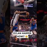Dylan Harper from behind the backboard 🤯