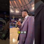 AJ Dybantsa has hopes of making it to the NBA Finals one day 🤞
