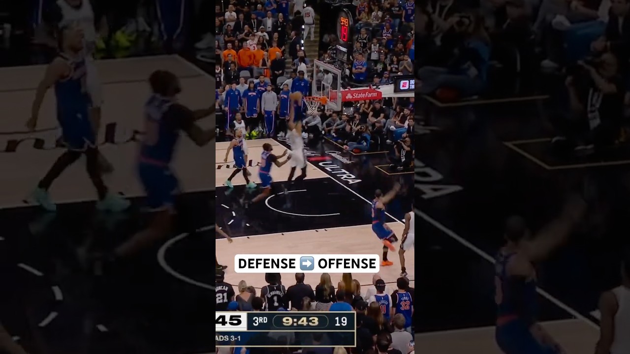 Spurs turn defense to offense
