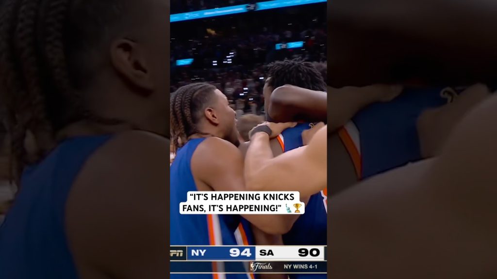 The Knicks radio call was electric