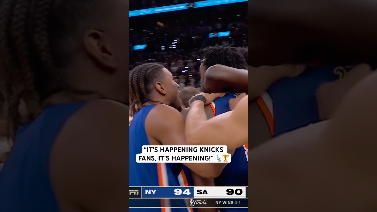 The Knicks radio call was electric