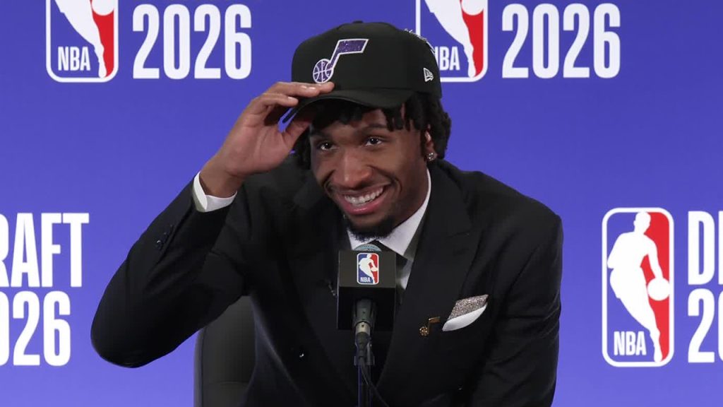 #2 Overall Pick Darryn Peterson's 2026 NBA Draft Press Conference