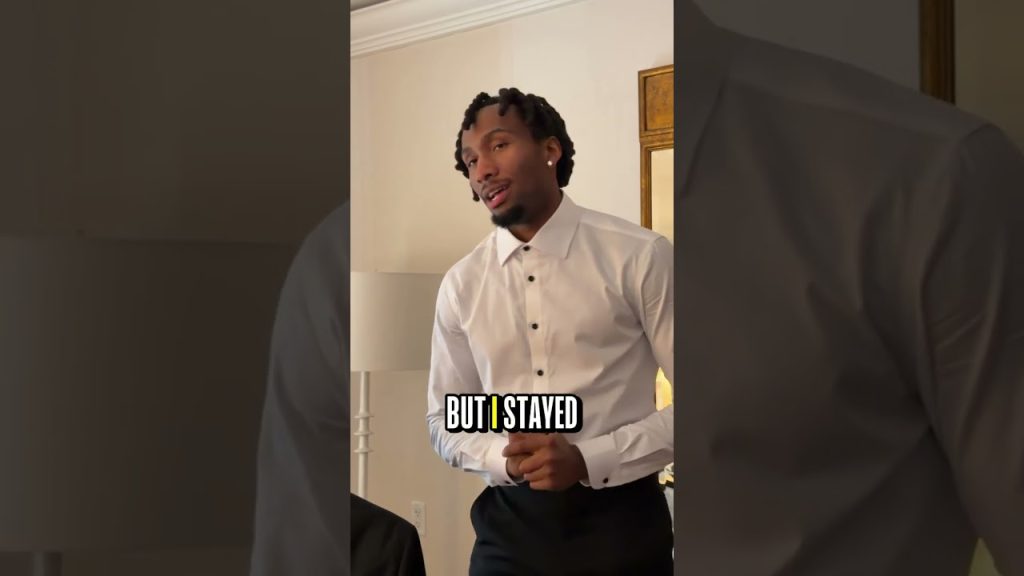 Darryn Peterson teases his suit – calm, like him 🙂‍↕️