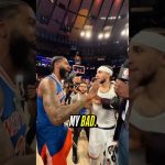 AJ Dybantsa interviewing some Knicks legends