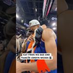 KAT finds his dad and his fiancée Jordyn Woods. 💕 🏆