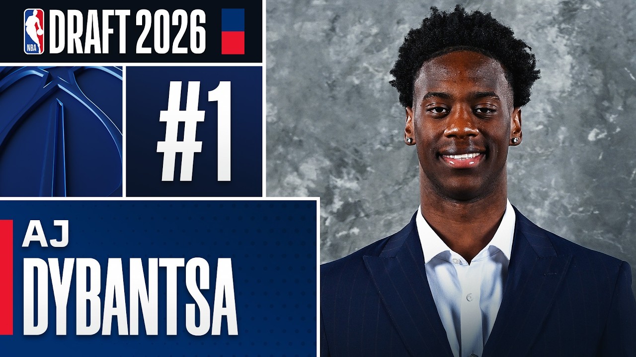 AJ Dybantsa goes #1 Overall to the Washington Wizards in the 2026 NBA Draft!