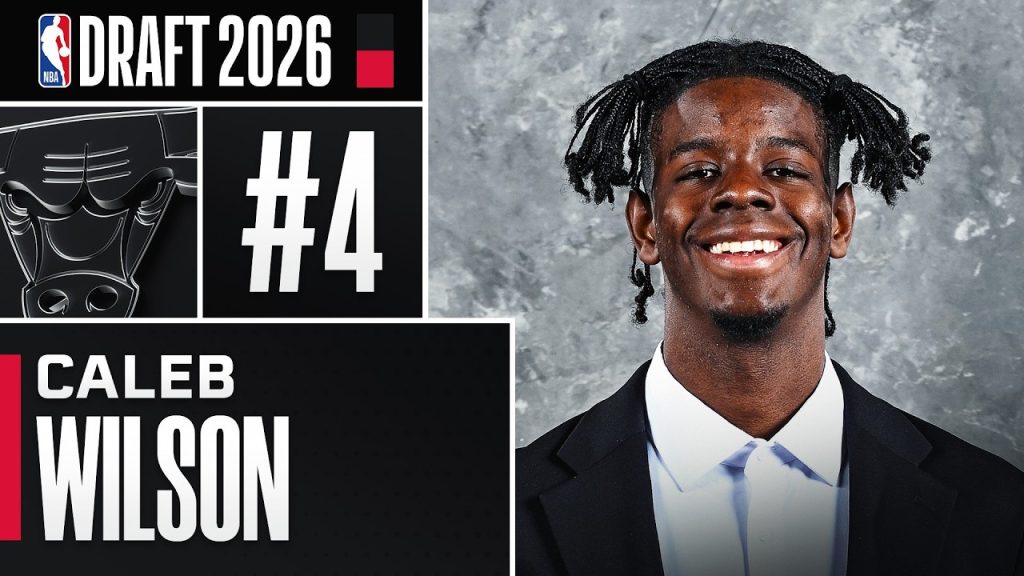 Caleb Wilson goes #4 Overall to the Chicago Bulls in the 2026 NBA Draft!