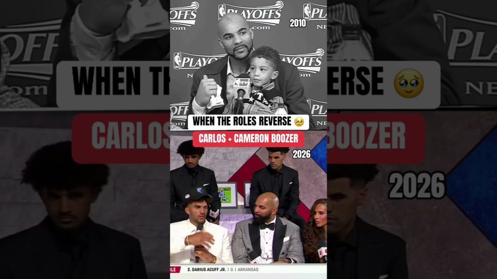 The roles were reversed at the NBA Draft 👀