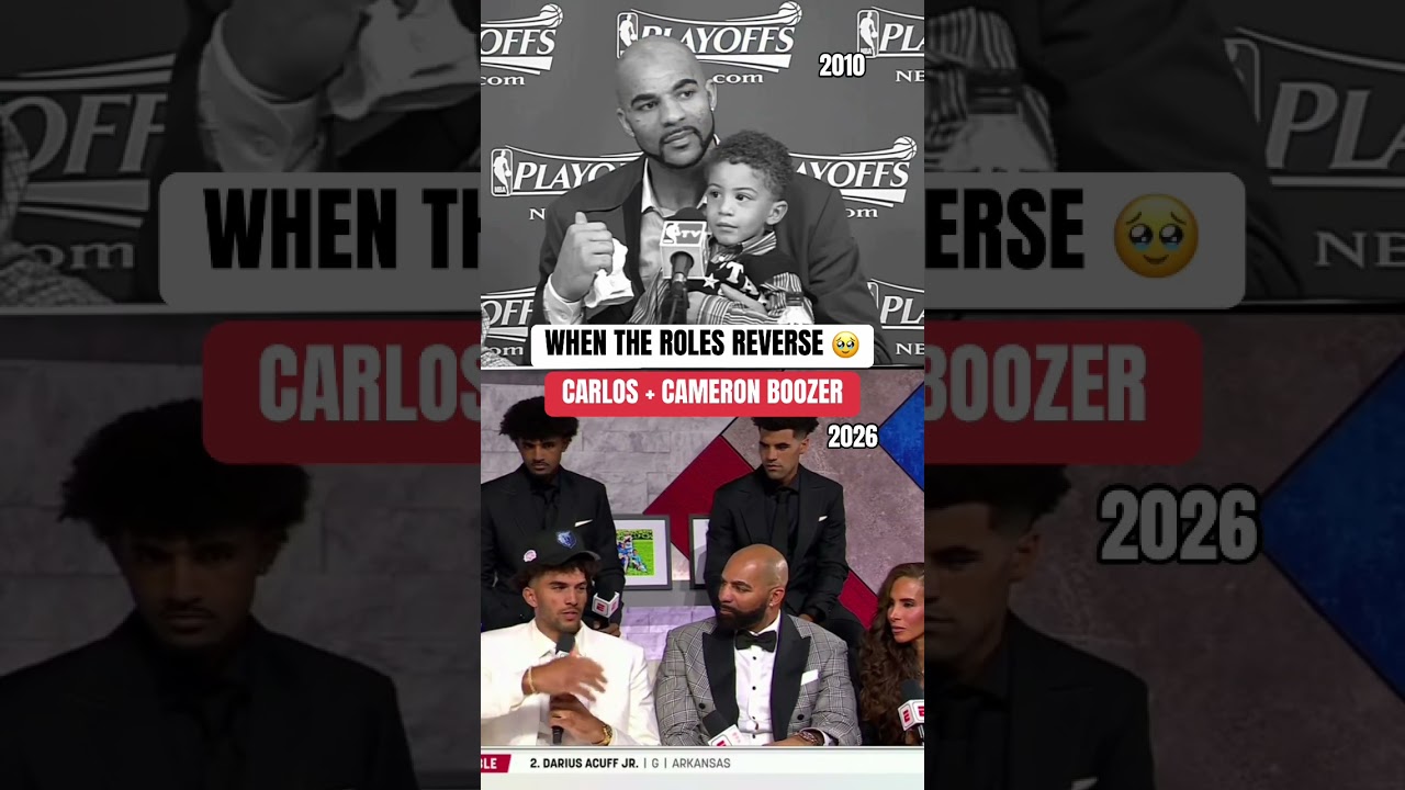 The roles were reversed at the NBA Draft 👀
