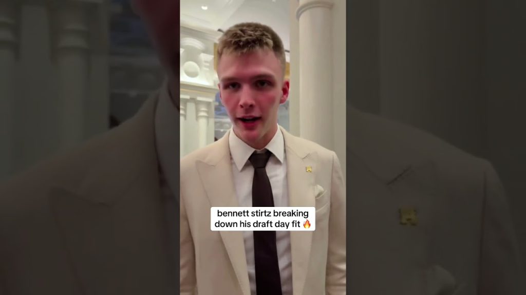 Bennett Stirtz's whole journey to the NBA Draft is stitched into the suit 🔥