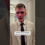 Bennett Stirtz's whole journey to the NBA Draft is stitched into the suit 🔥